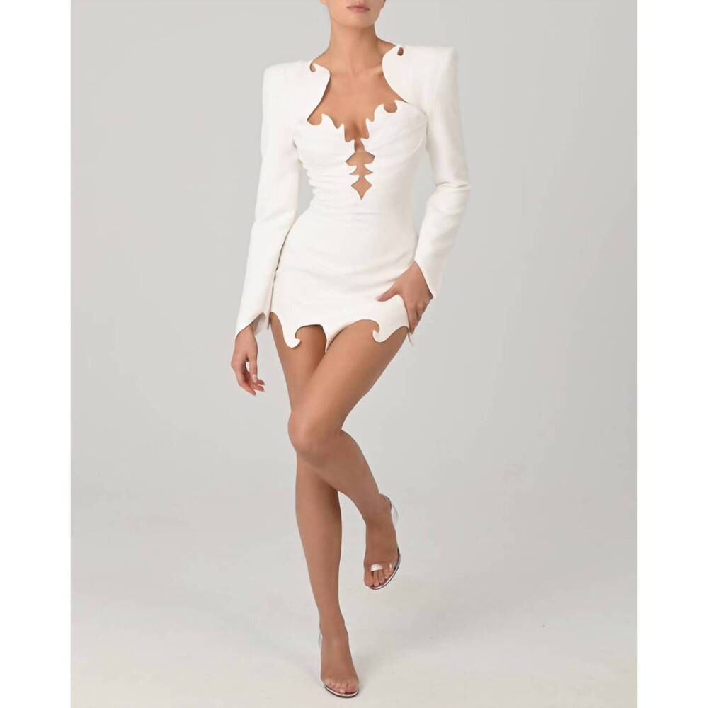 NEW THE DOLLS HOUSE aurora mini dress in ivory